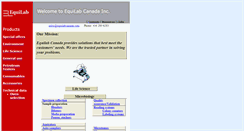 Desktop Screenshot of equilabcanada.com