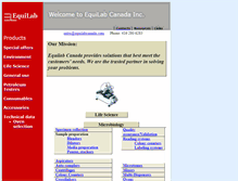 Tablet Screenshot of equilabcanada.com